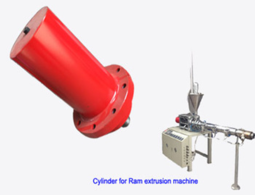 what is the working of Cylinder for ram extruder ?